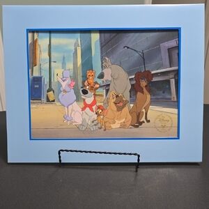 Disney Oliver & Company Exclusive Commemorative Lithograph 1996